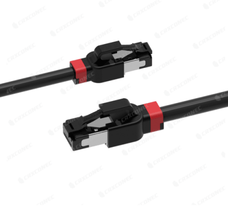 كابل باتش Cat.6A U/FTP 26AWG بقميص PVC بطول 1 متر، مدرج في UL